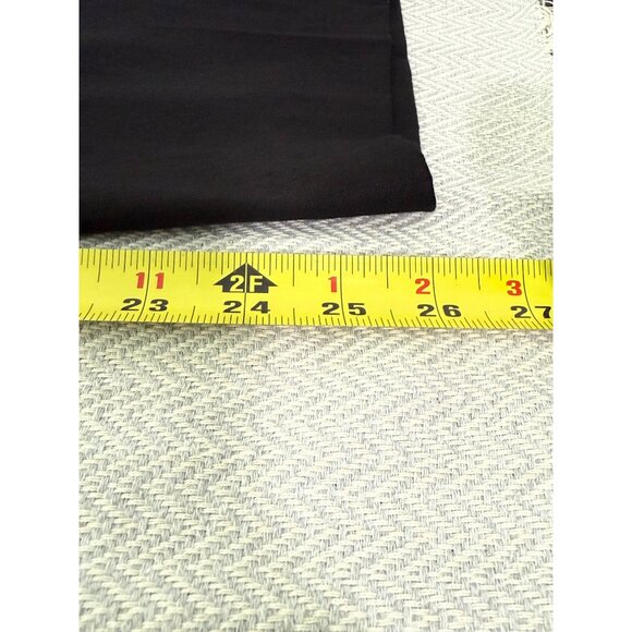 J.Jill Linen Stretch Pants Womens 2x Black Tapered Capri Pull On Beachy Resort - Picture 9 of 11